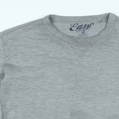 Mens UK Size M Easy Grey Pullover Sweatshirt