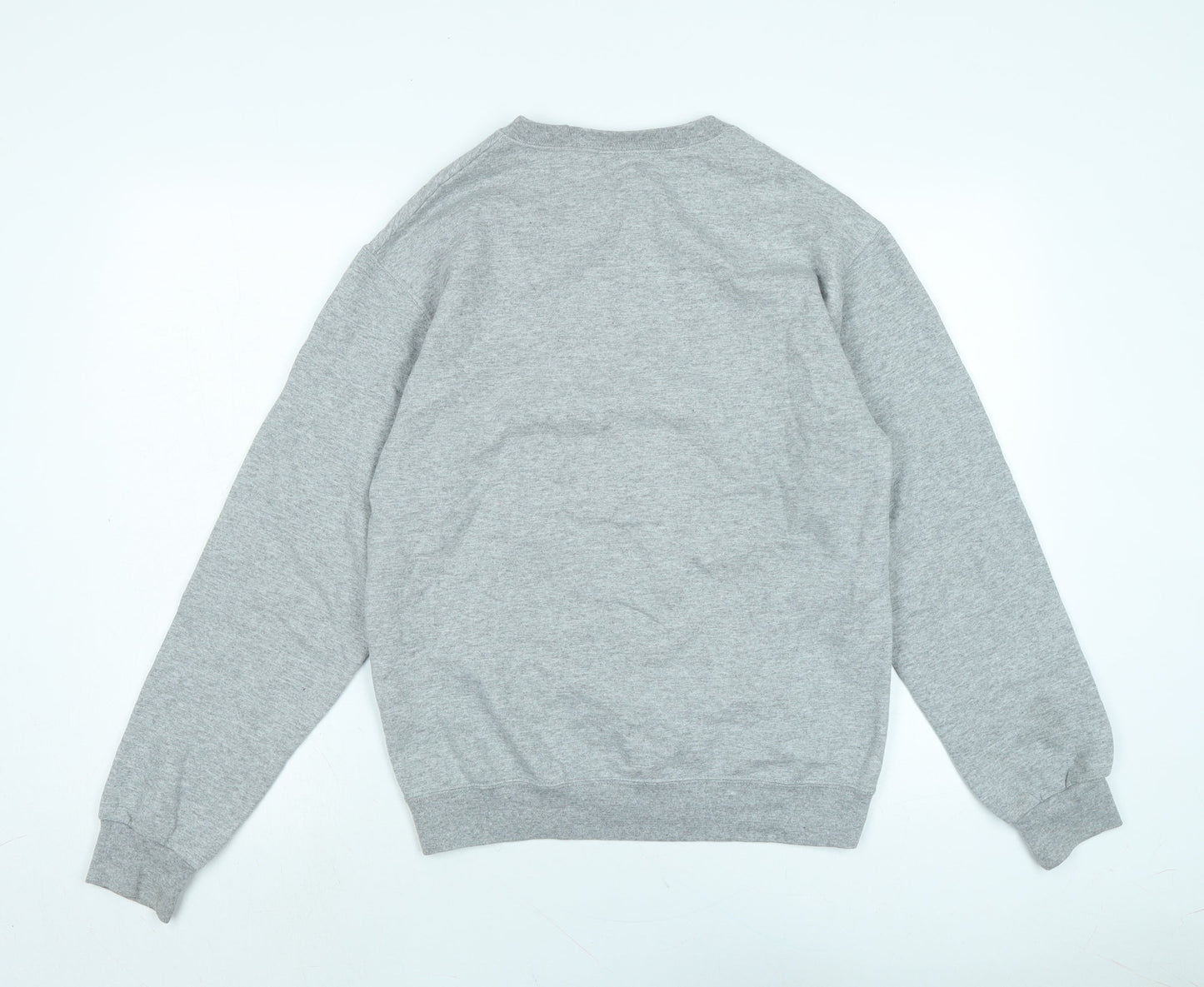 Mens UK Size S JERZEES Grey Pullover Sweatshirt