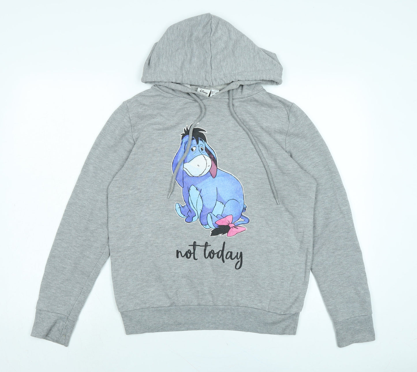 Womens UK Size S Disney Grey Pullover Hoodie