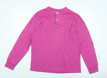 Womens UK Size M United Colors of Benetton Pink Basic T-Shirt