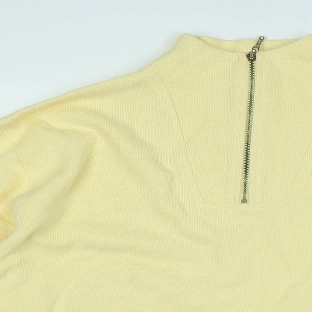 Golf St Andrews Mens Yellow Cotton Pullover Sweatshirt Size XL - Logo