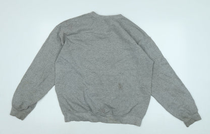 Womens UK Size M Gilden Grey Pullover Sweatshirt