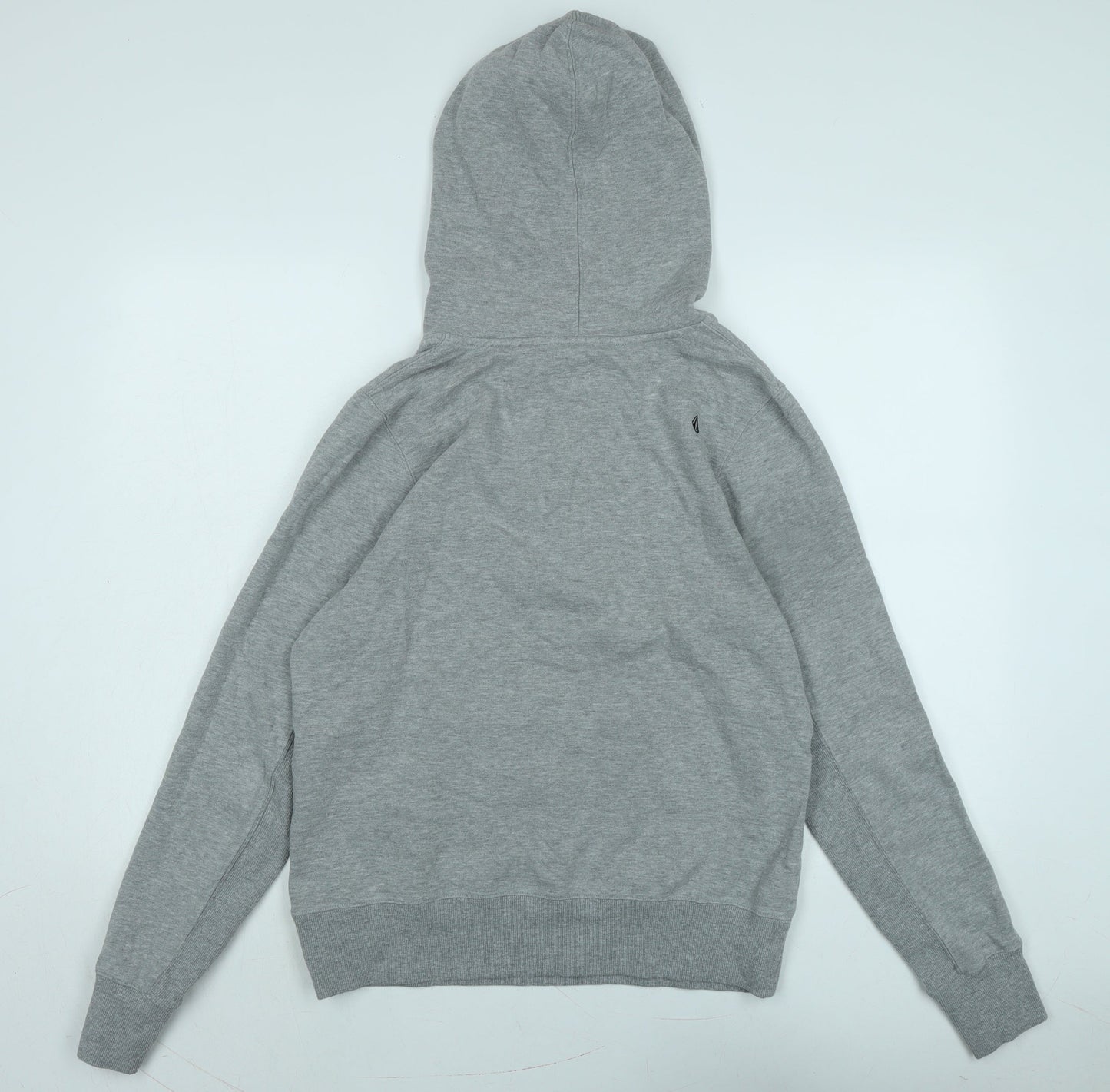 Vulcan Mens Grey Cotton Pullover Hoodie Size M - Logo