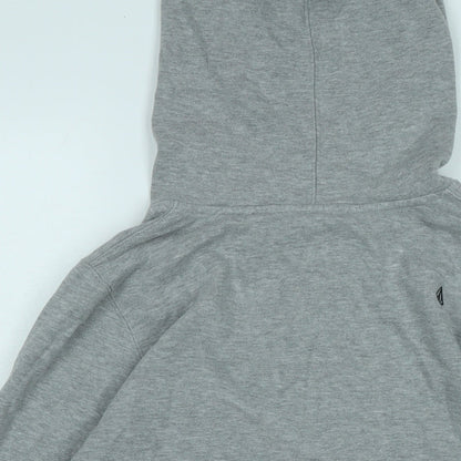 Vulcan Mens Grey Cotton Pullover Hoodie Size M - Logo