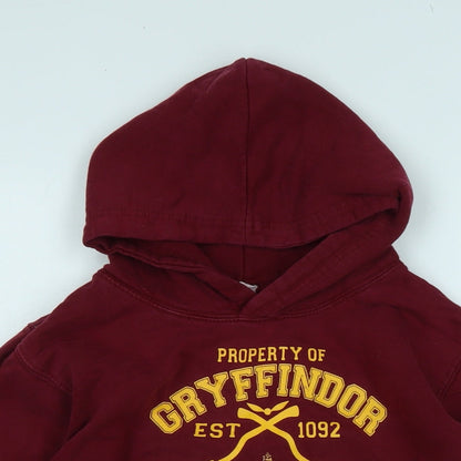 All We Do is Boys Red Cotton Pullover Hoodie Size 9-10 Years - Cryffindor Quidditch