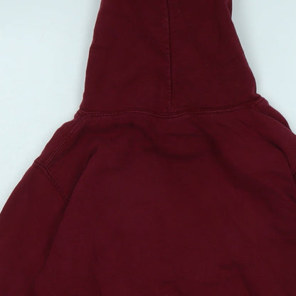 All We Do is Boys Red Cotton Pullover Hoodie Size 9-10 Years - Cryffindor Quidditch