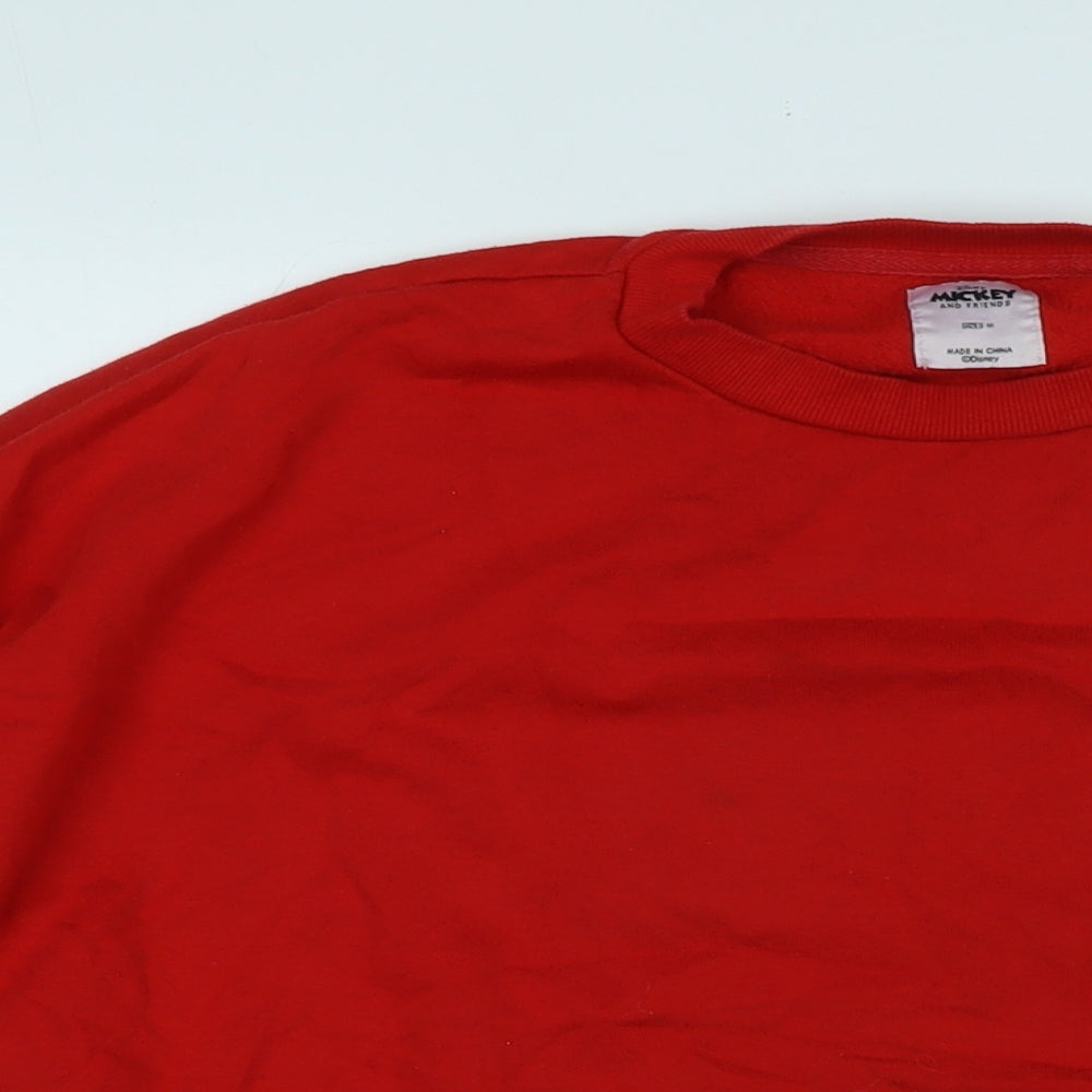 Womens UK Size M Disney Red Pullover Sweatshirt