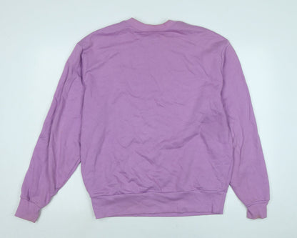 Womens UK Size S COLLUSION Purple Pullover Sweatshirt