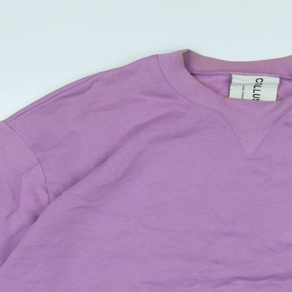 Womens UK Size S COLLUSION Purple Pullover Sweatshirt