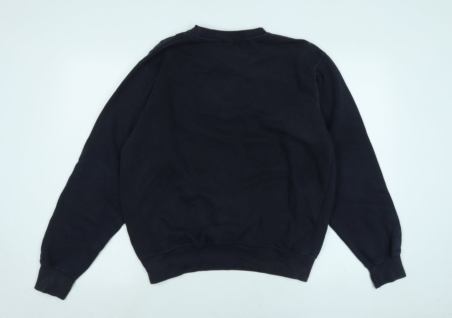 Go Go Mens Blue Polyester Pullover Sweatshirt Size L - Los Angeles 1984