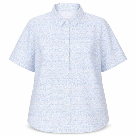 Womens UK Size 18 Honor Millburn Blue  Button-Up
