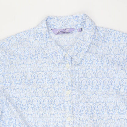 Womens UK Size 18 Honor Millburn Blue  Button-Up