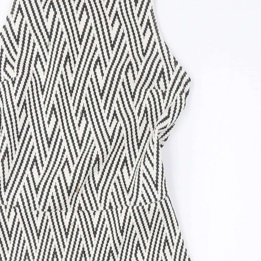 Milly Women's Geometric Skater Dress S