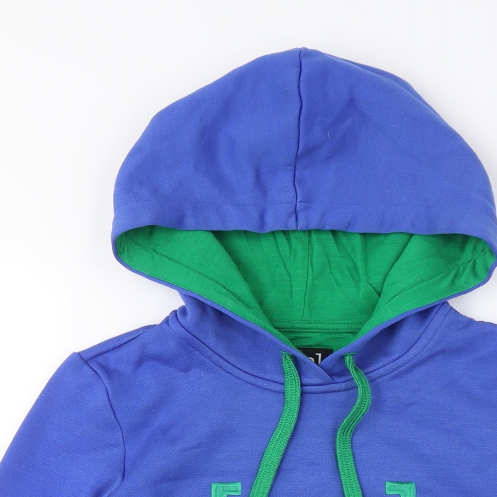 Unisex Adults UK Size M Super.natural Blue Pullover Hoodie
