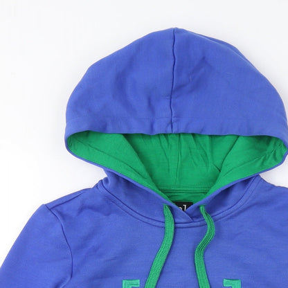 Unisex Adults UK Size M Super.natural Blue Pullover Hoodie