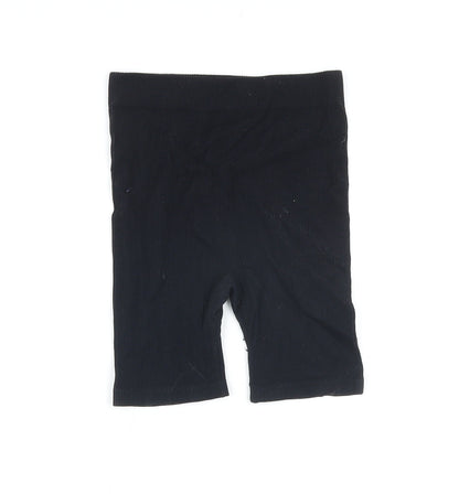 Dunnes Stores Womens Black Polyimide Basic Shorts Size XS Regular - Elasticated waist
