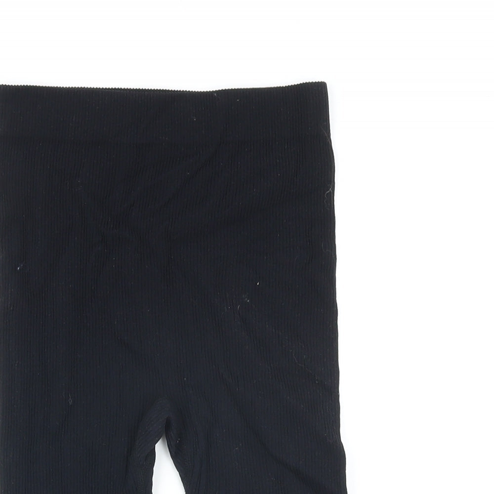 Dunnes Stores Womens Black Polyimide Basic Shorts Size XS Regular - Elasticated waist