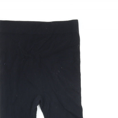 Dunnes Stores Womens Black Polyimide Basic Shorts Size XS Regular - Elasticated waist