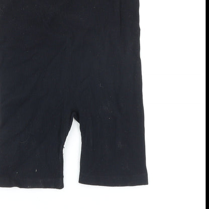 Dunnes Stores Womens Black Polyimide Basic Shorts Size XS Regular - Elasticated waist