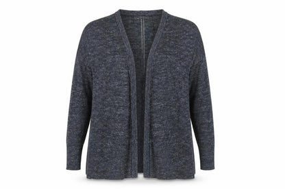 Next Womens Grey V-Neck Acrylic Cardigan Jumper Size 14