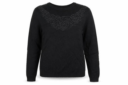 Womens UK Size 14 Warehouse Black Pullover Jumper