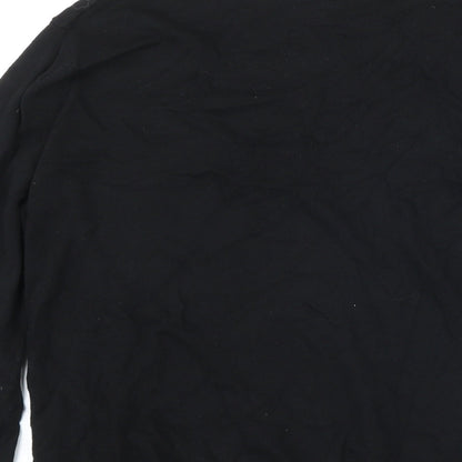 Womens UK Size 14 Warehouse Black Pullover Jumper
