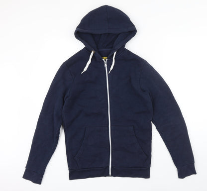 RWC Mens Blue Polyester Full Zip Hoodie Size S