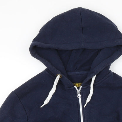 RWC Mens Blue Polyester Full Zip Hoodie Size S