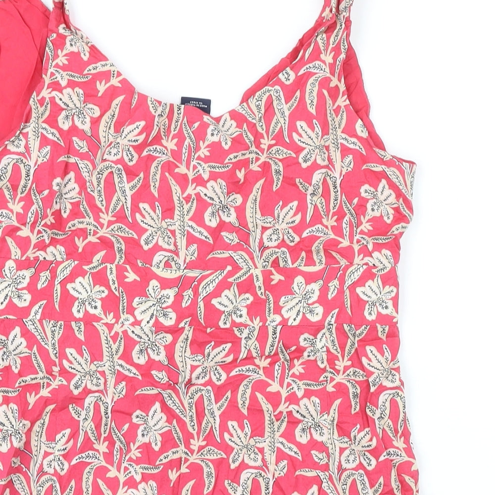 Womens UK Size S Gap Pink Basic Blouse