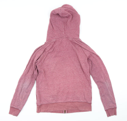 Womens UK Size 10 Jack Wills Pink Full Zip Hoodie