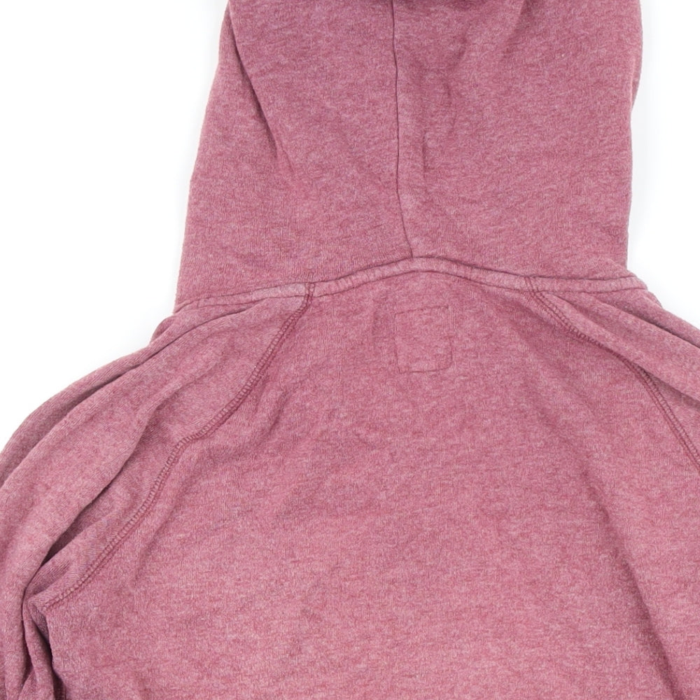 Womens UK Size 10 Jack Wills Pink Full Zip Hoodie