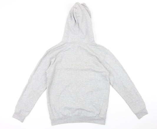 Brave Soul Womens Grey Polyester Pullover Hoodie Size S