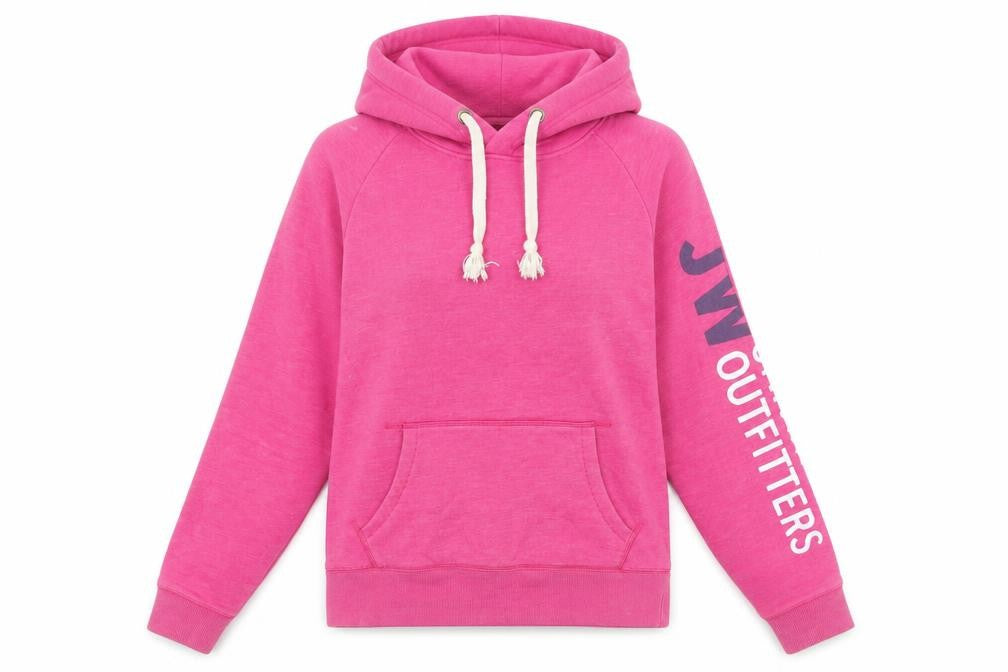 Womens UK Size 8 Jack Wills Pink Pullover Hoodie