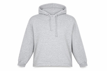 Pieces Womens Grey Polyester Pullover Hoodie Size M