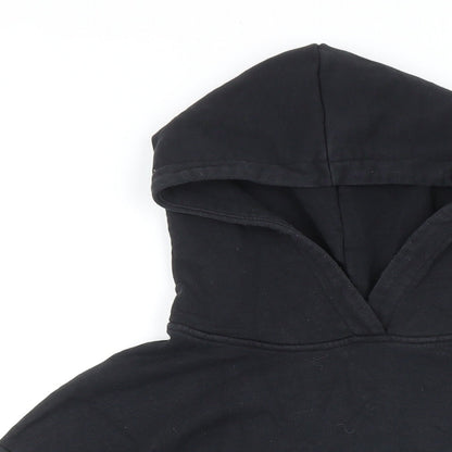 Couture Womens Black Polyester Pullover Hoodie Size M