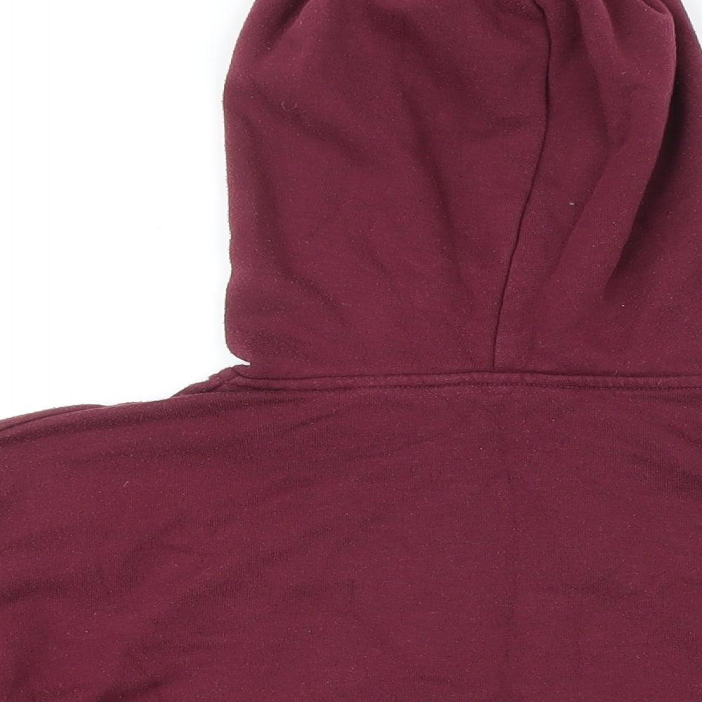 New Look Girls Red Polyester Pullover Hoodie Size 12-13 Years Drawstring - Hogwarts