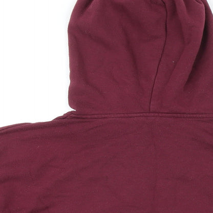 New Look Girls Red Polyester Pullover Hoodie Size 12-13 Years Drawstring - Hogwarts