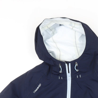 Womens UK Size M Tribord Blue Rain Coat
