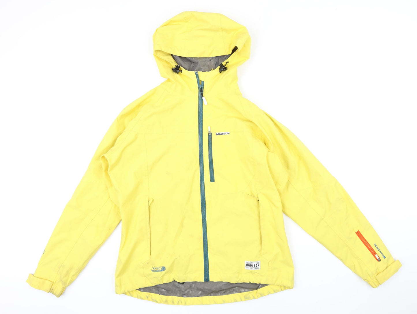 Mens UK Size S Madison Yellow Rain Coat