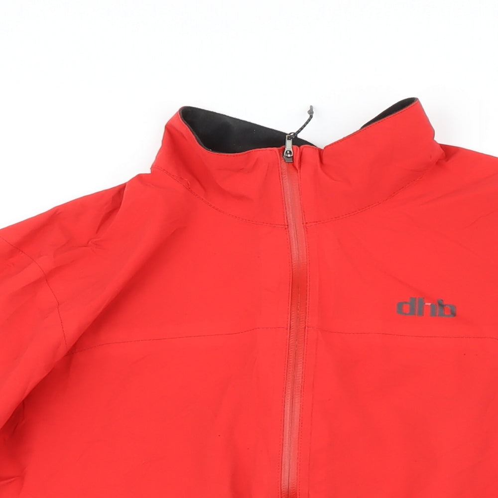 Mens UK Size M dhb Red Rain Coat