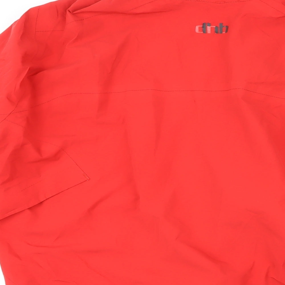 Mens UK Size M dhb Red Rain Coat