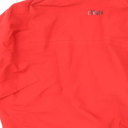 Mens UK Size M dhb Red Rain Coat