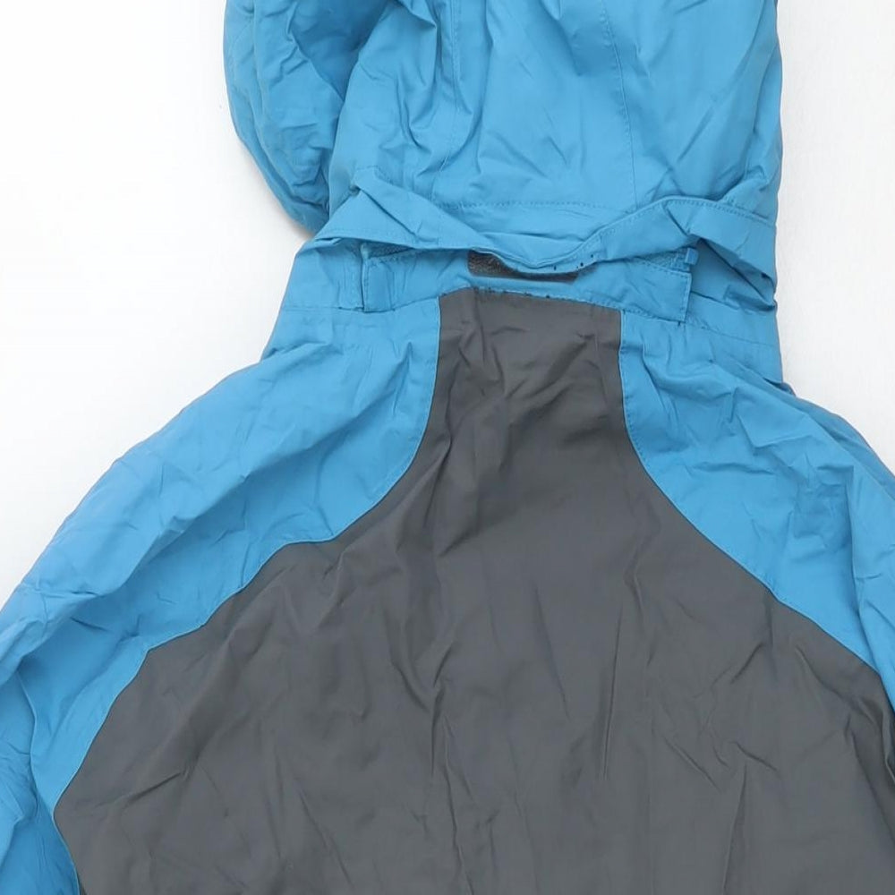 Womens UK Size 10 Mountain Life Grey Rain Coat