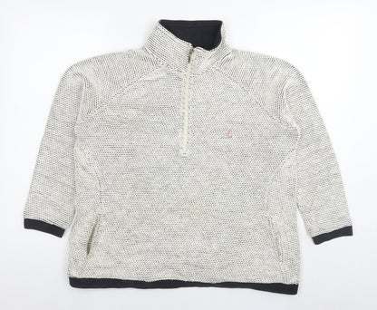 Dock Bay Womens White Cotton Pullover Sweatshirt Size 16 Pullover