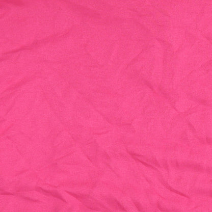 Boohoo Womens Pink Cotton Pullover Sweatshirt Size XL Pullover - Wardrobe Essentials