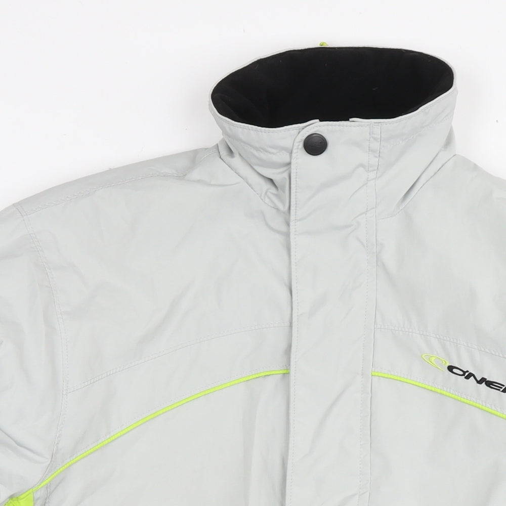 O'Neill Womens Grey Ski Jacket Jacket Size L Zip