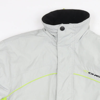 O'Neill Womens Grey Ski Jacket Jacket Size L Zip
