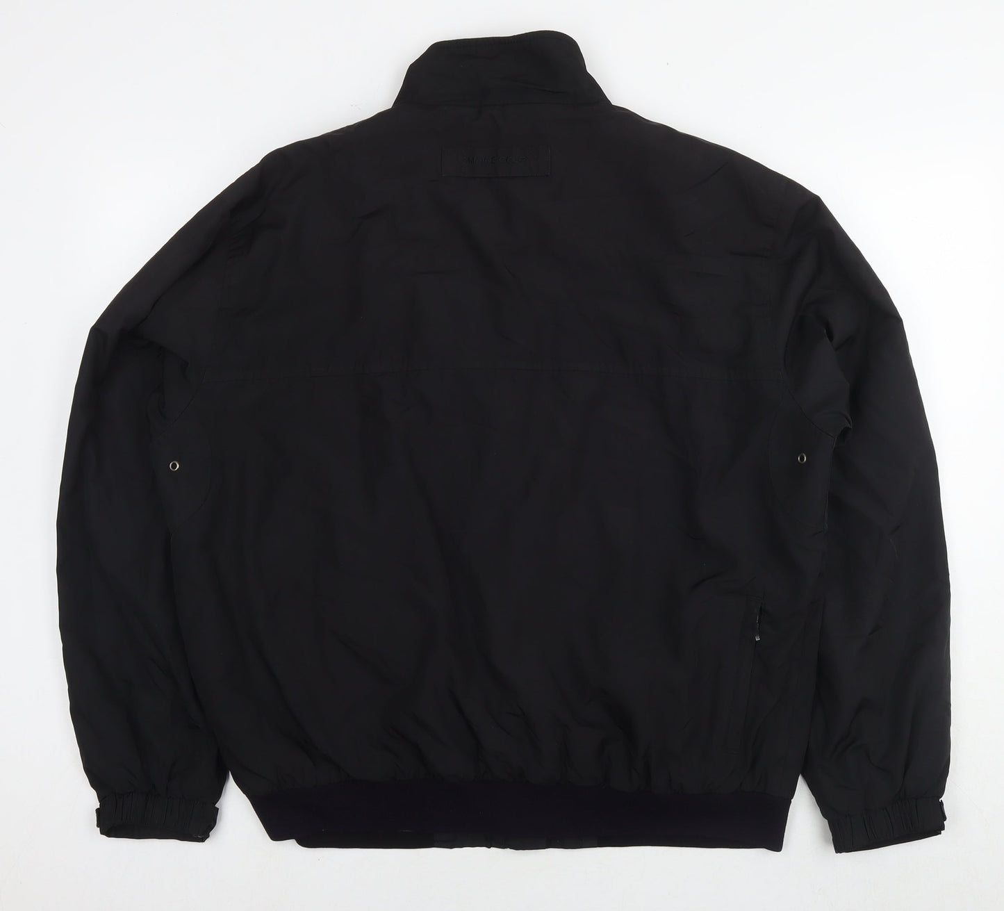 Mens UK Size L Maine Black Bomber Jacket