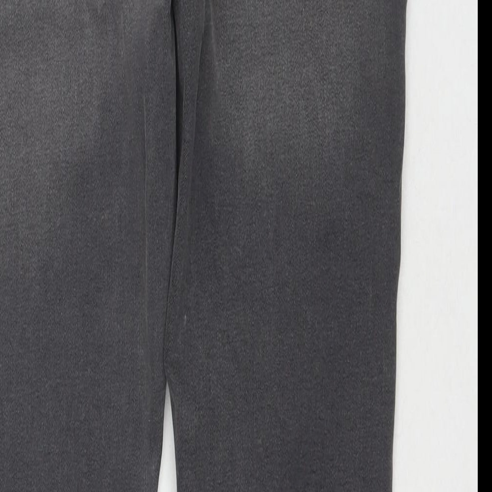 Denim & Co. Mens Grey Polyester Blend Skinny Jeans Size 30 in L30 in Regular Zip