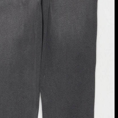 Denim & Co. Mens Grey Polyester Blend Skinny Jeans Size 30 in L30 in Regular Zip